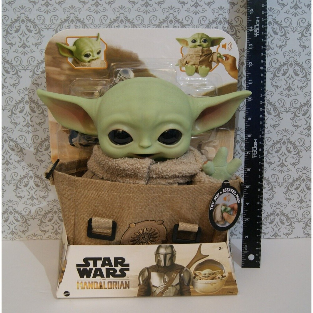11" NEW Grogu Plush The Mandalorian The Child Makes Noises Convention Wearable - Picture 4 of 12